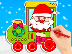 Joc Coloring Book: Christmas Train