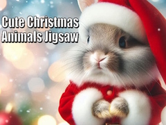 Joc Cute Christmas Animals Jigsaw