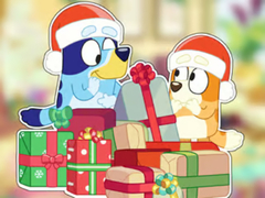 Joc Jigsaw Puzzle: Bluey Christmas Unboxing