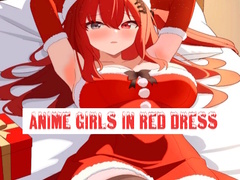 Joc Anime Girls In Red Dress Tile Puzzle