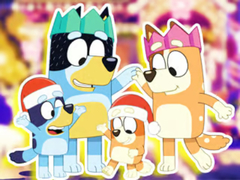 Joc Jigsaw Puzzle: Bluey Family Xmas Eve