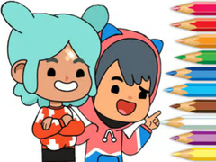 Joc Coloring Book: Toca Boca Friends