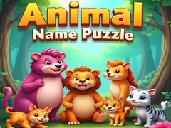 Joc Animal Name Puzzle