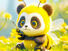 Joc Jigsaw Puzzle: Panda Bee