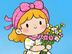 Joc Jigsaw Puzzle: Little Flower Girl