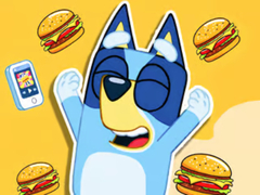 Joc Jigsaw Puzzle: Burger Dog Bluey