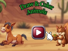 Joc Draw & Color Animals