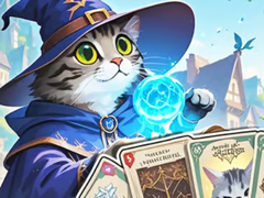 Joc Jigsaw Puzzle: Cat's Card Arena