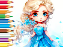 Joc Coloring Book: Frozen Princess