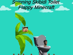 Joc Spinning Skibidi Toilet Flappy Minecraft