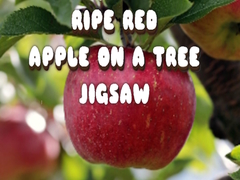 Joc Ripe Red Apple on a Tree Jigsaw