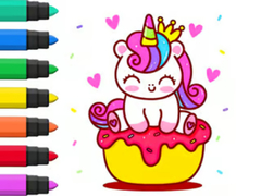 Joc Coloring Book: Unicorn Cupcake