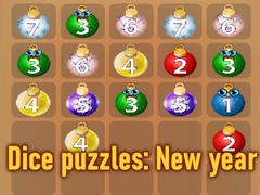 Joc Dice puzzles: New year