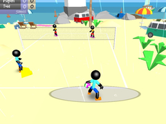 Joc Stickman Beach Volleyball