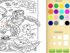 Joc Sea Animal Coloring Book