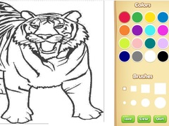Joc Tiger Coloring Book