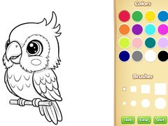 Joc Kawaii Animal Coloring Book