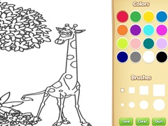 Joc Jungle Animals Coloring Book for Kids