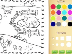 Joc Farming Coloring Book For Kids