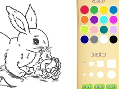 Joc Bunny Coloring Book For Kids