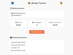 Joc Jburger Tycoon
