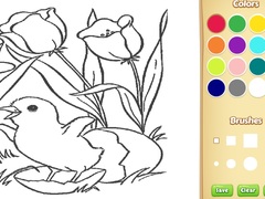 Joc Flowers Coloring Book For Kids