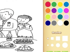 Joc Wedding Coloring Book for Kids