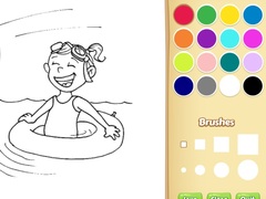 Joc Summer Coloring Book For Kids