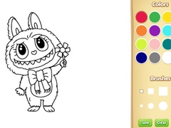 Joc Labubu Doll Coloring Book for Kids