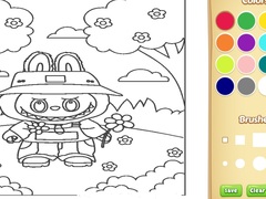 Joc Cute Labubu Coloring Book for Kids