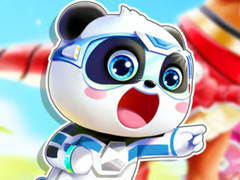 Joc Jigsaw Puzzle: Baby Panda Robot Team