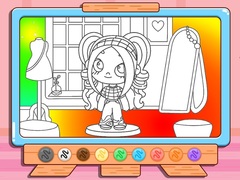 Joc Coloring Book: Avatar Girl Dress Up Shopping