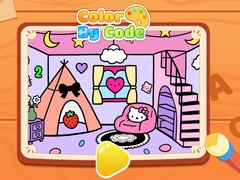 Joc Color By Code: Hello Kitty Room Decor
