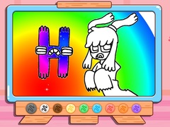Joc Coloring Book: Alphabet Lore H