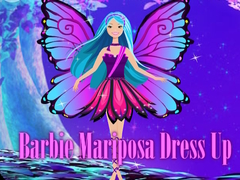 Joc Barbie Mariposa Dress Up