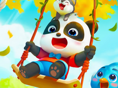 Joc Jigsaw Puzzle: Baby Panda Autumn Picnic Friends
