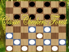 Joc Classic Checkers: Forest