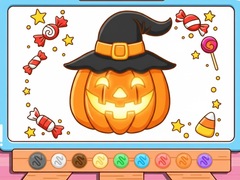 Joc Coloring Book: Halloween Pumpkin