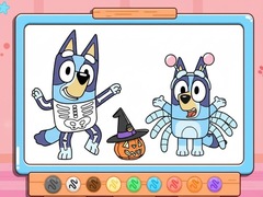 Joc Coloring Book: Bluey Halloween Costume