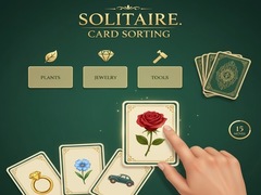 Joc Solitaire. Card Sorting