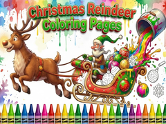 Joc Christmas Reindeer Coloring Pages