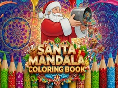 Joc Santa Mandala Coloring Book