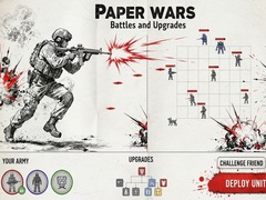 Joc Paper Wars Battles and Upgrades
