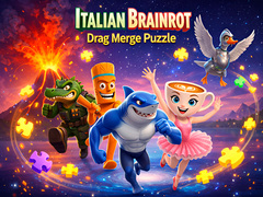 Joc Italian Brainrot Drag Merge Puzzle