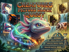 Joc Creatures Picture Block Quest