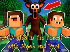 Joc 99 Nights in the Forest with Noob and Pro!