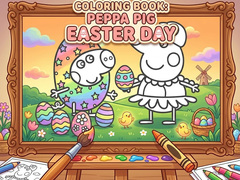 Joc Coloring Book: Peppa Pig Easter Day