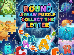 Joc Round Jigsaw Puzzle - Collect the Letter