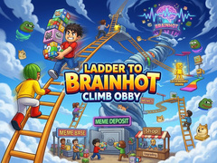 Joc Ladder to Brainhot: Climb Obby