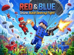 Joc Red & Blue: Online. Build! Destroy! Fight!